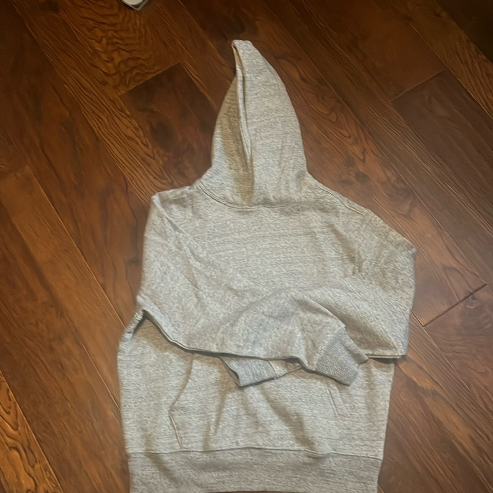 Old Navy gray hooded sweatshirt
